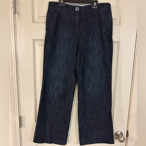 Ann Taylor LOFT Petite jeans 8P 100% Cotton - Picture 1 of 5